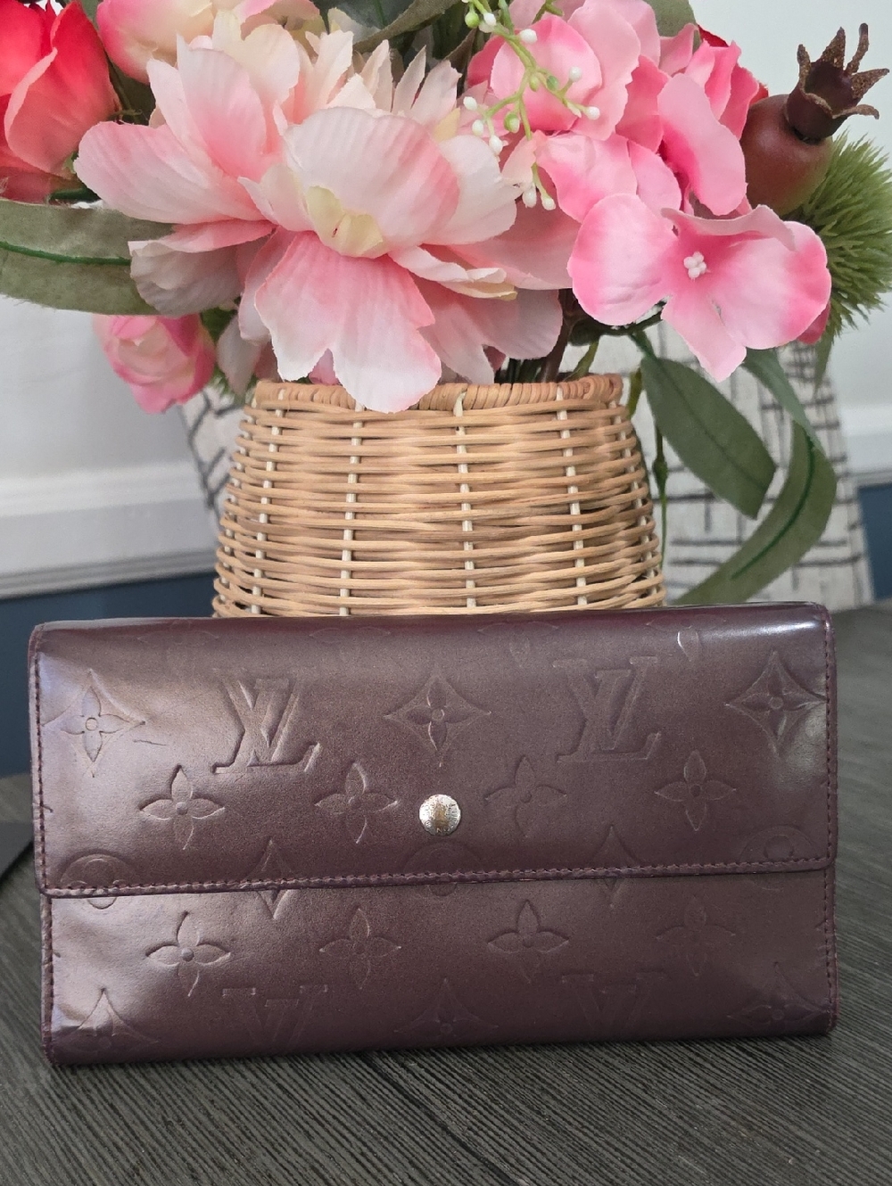 💯Authentic Louis Vuitton Monogram Matte Wallet